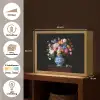 Rozen - Bloemen - Vaas - Boeket Light Box met batterij (Wandlamp) middel -USP_websiteoverzichtNL