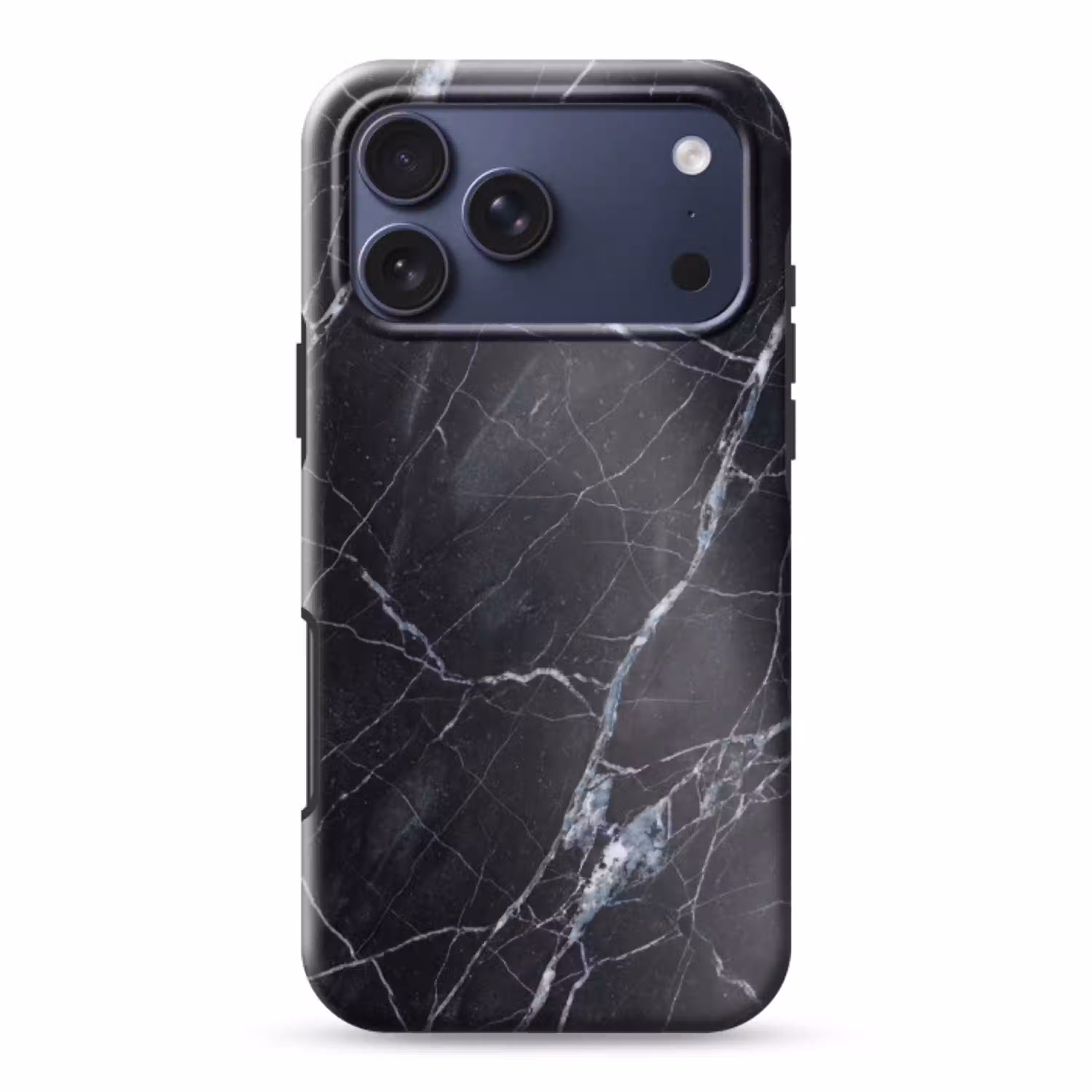 Marmer - Patroon - Modern - Zwart - Wit Toughcase MagSafe Apple iPhone 17 Pro Max klein -3d