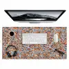 Blauw - Waterverf - Chaos Muismat XXL klein 681 -3d