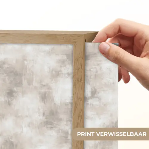 Organisch - Patroon - Gemêleerd Light Box met batterij (Wandlamp) middel 907 -USP_websiteprintNL