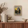 Aap - Chimpansee - Banaan - Geel - Dieren - Stropdas Light Box met kabel (Tafellamp) klein -sfeer2