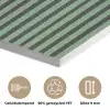 Quote - Groen - Grill - Zomer PET vilt klein -closeup_NL