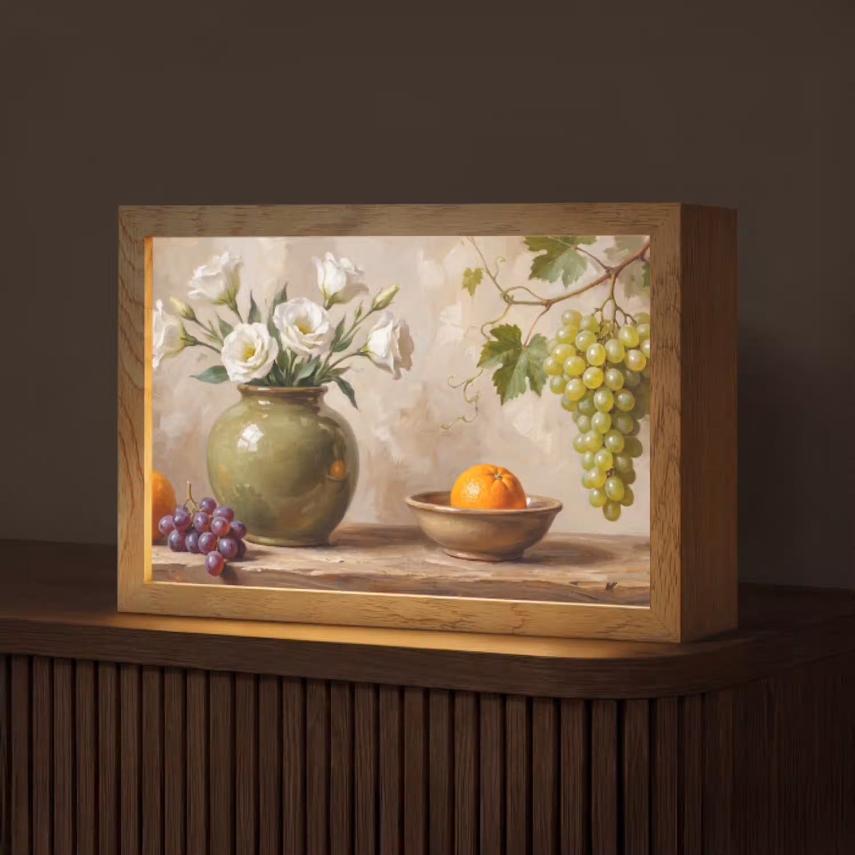 Bloemen - Fruit - Stilleven Light Box met kabel (Tafellamp) klein -z3d_website