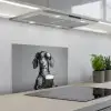 Teckel - Bier - Glas - Bril keuken achterwand spatscherm klein -3d_schuin