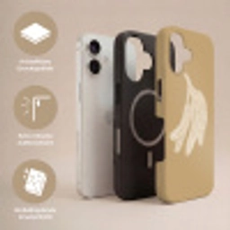 Bananen - Beige - Lijntekening - Minimalistisch Toughcase MagSafe Apple iPhone 17 klein -USP_Lagen_DE