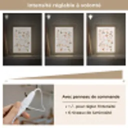 Alfabet - Boerderij - Educatief - Letters leren voor kinderen - Dieren Light Box met kabel (Kinderlampje) klein -USP_dimbaarFR