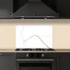 Abstract - Minimalisme - Line art keuken achterwand spatscherm klein -sfeer1