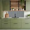 Verticale strepen - Blauw - Crème keuken achterwand 2 middel 871 -sfeer3