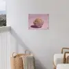 Noodles - Edelstenen - Stokjes - Roze tuinposter los doek klein -sfeer8