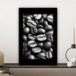 Koffiebonen - Zwart - Vintage canvas 2cm klein -sfeer6