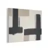 Zwart - Abstract - Japandi PET vilt klein -3d