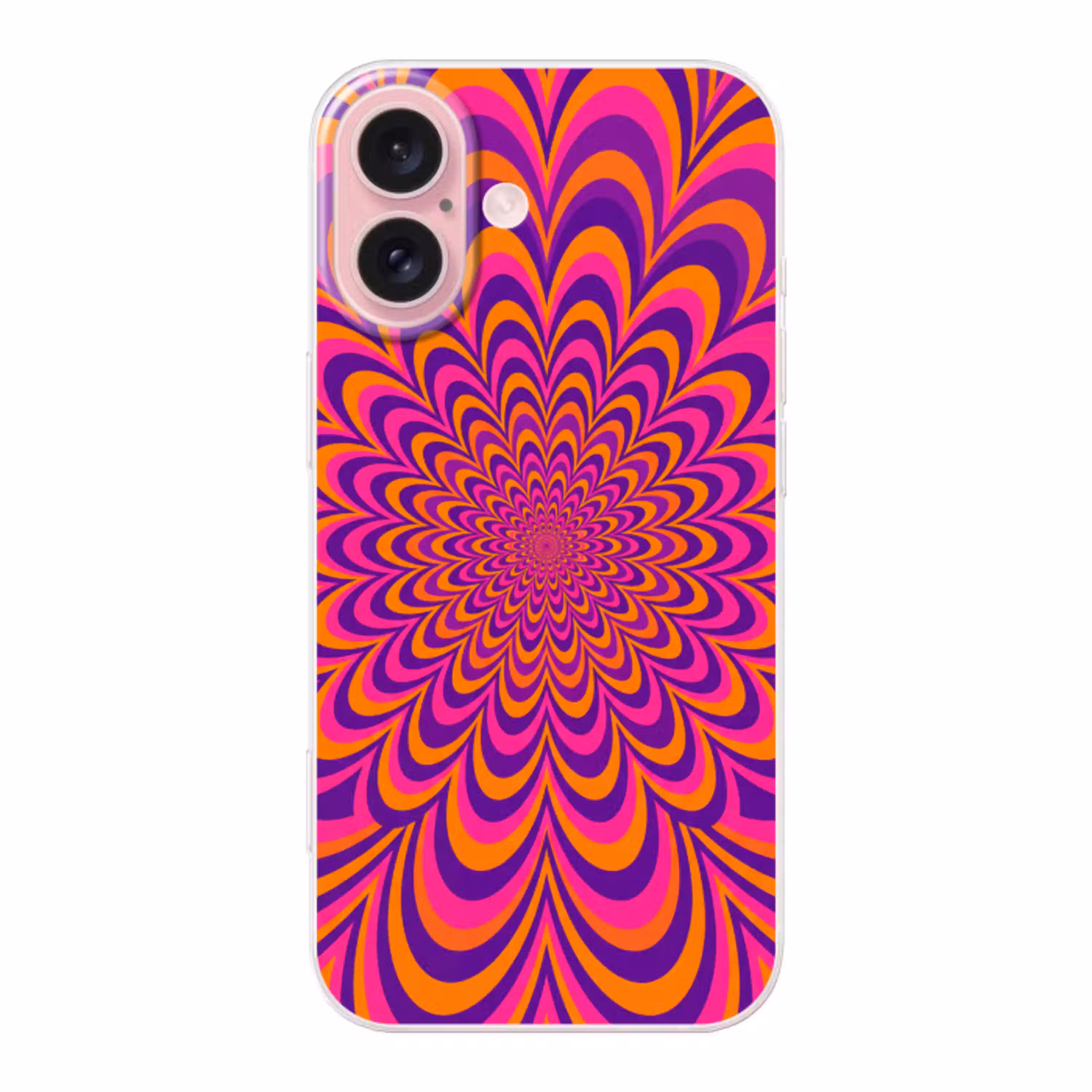 Patroon - Optisch - Kleurrijk Apple iPhone 16 klein -3d