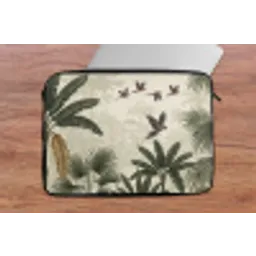 Papagaaien - Jungle - Tropisch - Green laptophoes neopreen klein -tafel