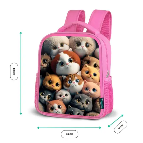 Oranje Katjes Kinderrugzak - Roze middel -productfoto_formaten