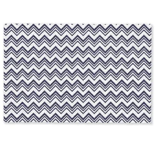 Oceaan - Golven - Blauw - Wit Deurmat klein 898 -zkaufland3d