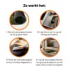 Eekhoorn - Nootje - Gras Inductie beschermer vinyl 3mm klein -zzzzzzz-td-werking