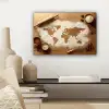 Hout - Wereldkaart - Bakken - Keuken canvas 2cm klein -sfeer6