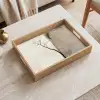 Wabi sabi - Plant - Beige Dienblad Rechthoek middel -sfeer1