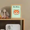 Panda - Groen - Cartoon Light Box met kabel (Kinderlampje) klein -sfeer2_kind