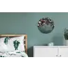 Kerstomlijsting - Hulst - Kleurrijk Wandcirkel aluminium klein -slaapkamer