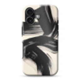 Strepen - Zwart - Abstract Toughcase MagSafe Apple iPhone 17 klein -3d