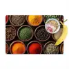 Bakjes - Hout - Kruiden - Kleurrijk Placemat vinyl groot -zzzproduct_Kitchenyeah-website