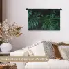 Monstera - Bladeren - Tropisch - Jungle Wandkleed katoen klein -sfeer1