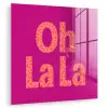 Oh la la - Luipaardprint - Roze plexiglas 5mm klein -zzzproduct_nieuw