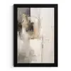 Kunst - Abstract - Grijs - Industrieel fotolijst zwart zonder passe partout klein -3d