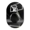 Basketbal - Basketbalveld - Lichtlijnen Wandcirkel Ovaal Forex klein -3d