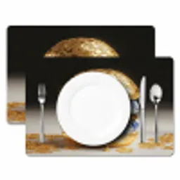 Delftsblauw - Goud - Burger Placemat vinyl groot -zzsfeer2_Kitchenyeah-website