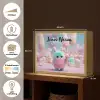 Monster - Pastel - Roze - Snoep Light Box met batterij (Wandlamp kind) middel -USP_websiteoverzichtNL