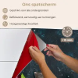Groente - Kruiden - Wiegemes - Ui - Specerijen - Rustiek keuken achterwand spatscherm klein -spatscherm_NL