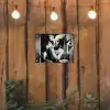 Marmerlook - Meisje met de parel - Sigaretten - Toilet - Goud - Kunst - Oude meesters tuinposter los doek klein -sfeer1
