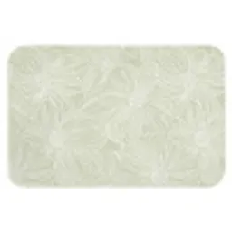 Sereen - Bloemen - Groen Badmat klein 997 -3d