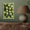 Appels - Groen - bladeren plexiglas 5mm klein -sfeer3