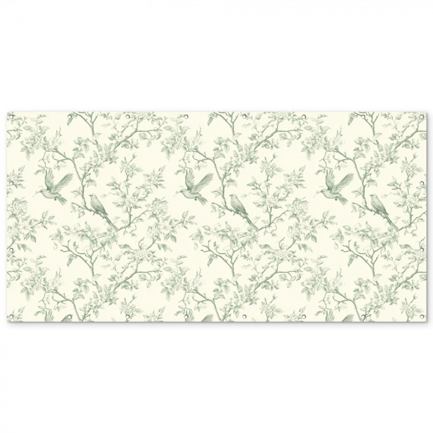 Klassiek - Vogels - Groen Balkonbeschermer Duitsland klein 596 -zz_3d