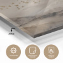 Berglandschap - Mist  - Penseelstreken plexiglas 5mm klein -wsfeer2_DE
