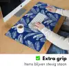 Blad - Palm - Blauw Muismat XXL klein 681 -sfeer3