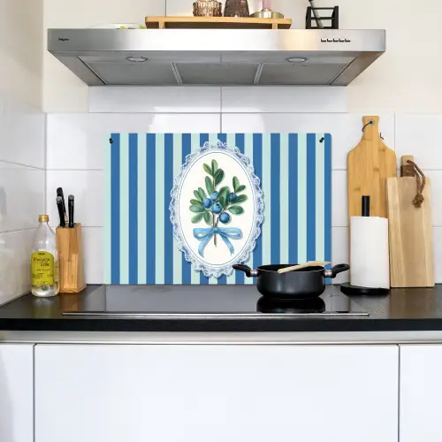 Illustratie - Bessen - Blauw - Strepen Inductie beschemer met haakjes klein -sfeer2