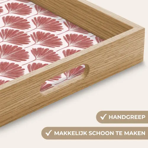 Waaier - Motief - Terra Dienblad Rechthoek middel 911 -USP_HandgreepNL
