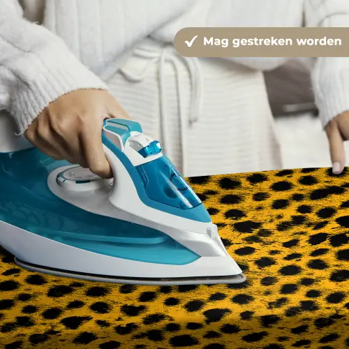Vlekken - Oranje - Luipaard Wandkleed katoen klein 269 -sfeer9