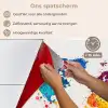 Wereldkaart - Graffiti - Kleurrijk keuken achterwand spatscherm klein -spatscherm_NL