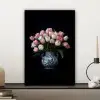Bloemen - Roze - Tulpen - Vaas canvas 2cm klein -sfeer6