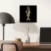 Goud - Vis - Haak - Zwart aluminium wit klein -sfeer5