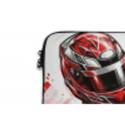 Kart - Coureur - Snelheid - Rood laptophoes neopreen klein -detail