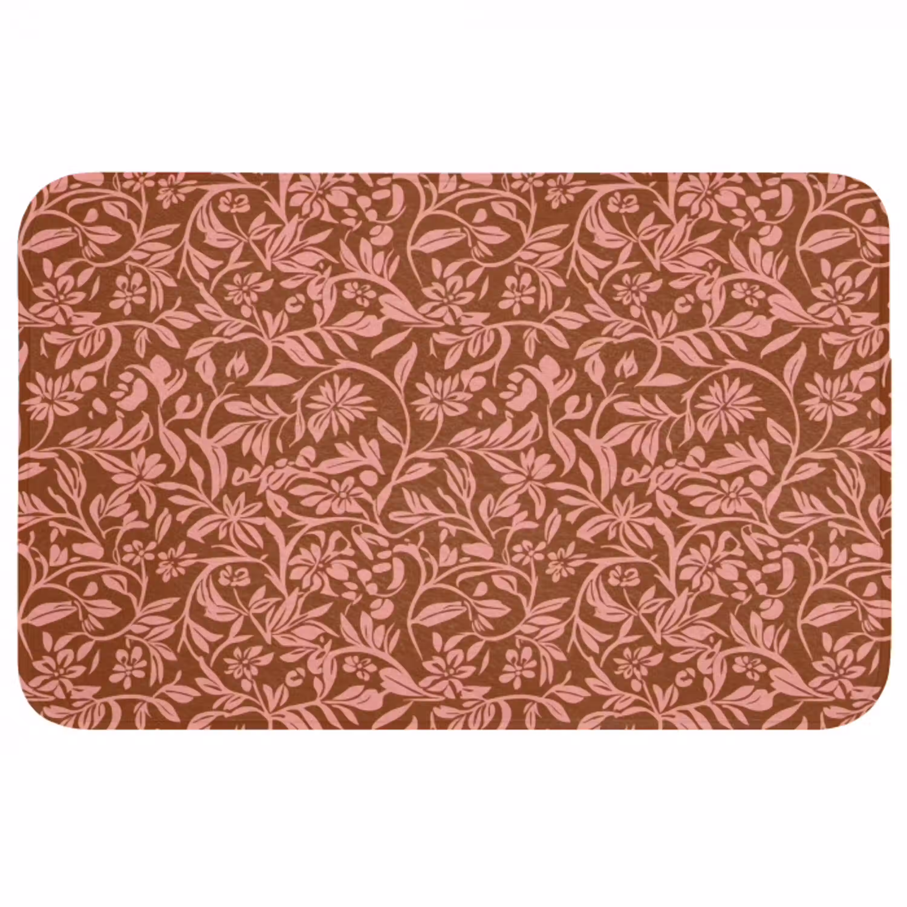 Bloemen - Print - Roze Badmat middel 997 -3d