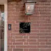 Botanisch - Zwart - Klassiek Naambord Vierkant klein -sfeer7-XS