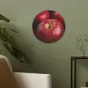 Rood - Appels - Fruit Akoestische PET Vilt - Rond klein -sfeer2
