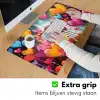 Hartjes - Kleuren - Kunst - Liefde Muismat XXL klein -sfeer3